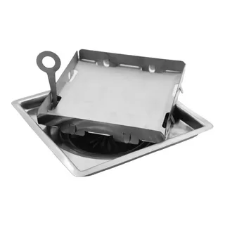 Ralo Oculto 20x20 Cm - Inox 304