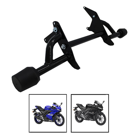 Deslizador Slider Negro Mate Punta Pvc Yamaha R15 Rmb