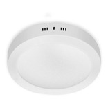 Plafón Led Candela Base Circular 18w Luz Cálida 225x40