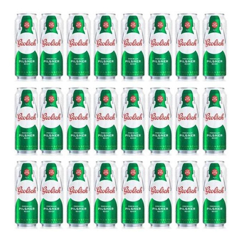 Cerveza Grolsch Lata 473 Ml Pack X24