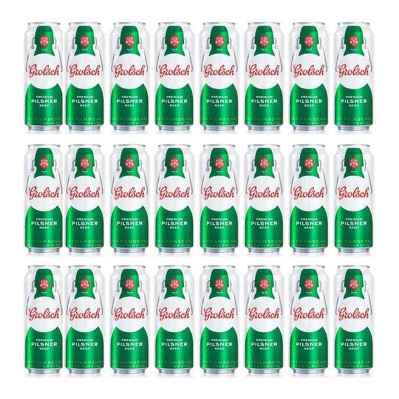 Cerveza Grolsch Lata 473 Ml Pack X24