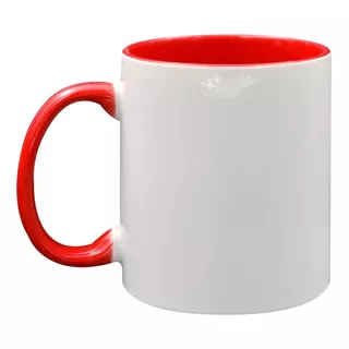 48 Taza 11oz Con Interior Y Asa Colores Para Sublimacion Msi