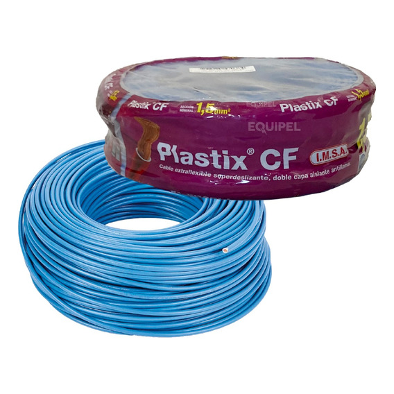 Cable Unipolar 1.5 Mm² Imsa Plastix Cf - Rollo X 100mts