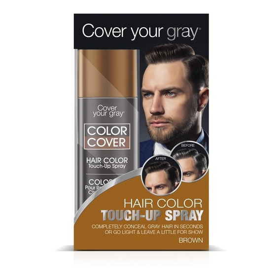 Cubre Canas Para Hombres En Spray Coveryourgray Marron Nice