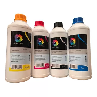 Kit 4 Litros De Tinta Universal Dye Impresoras Inyeccion