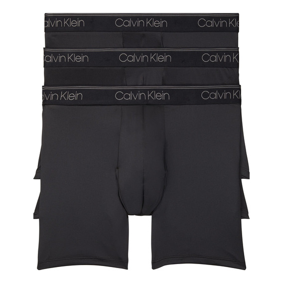 Pack 3 Bóxer Brief Micro Stretch Negro Calvin Klein Hombre