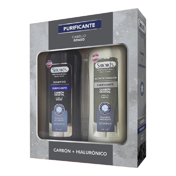  Pack Shampoo + Acond Simond´s Professional Purificante