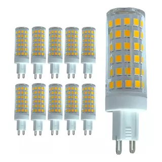 Kit 10 Lâmpada Led Halopim G9 12w Para Arandelas E Lustres