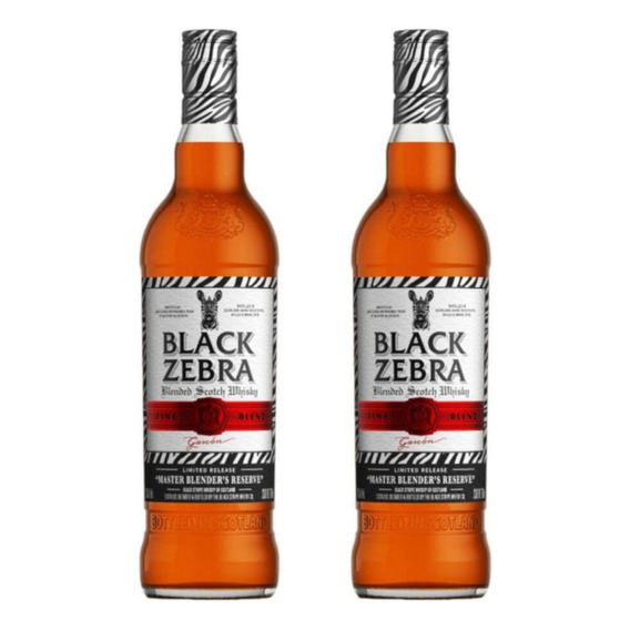 Pack De 2 Whisky Black Zebra Master 700 Ml