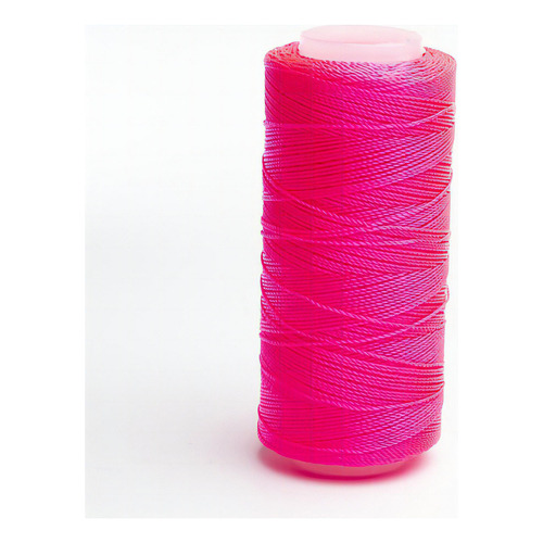 Caja 6 Pzs Hilo Crochet Nylon Sedificado Selanusa Color Rosa Magenta