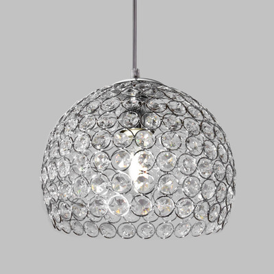 Colgante Esfera 1 Luz Copen Cristal Cairel Cromo Apto E27