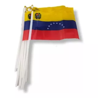 Bandera De Venezuela 14x21 Cm Combo D 15 Banderitas Pequeñas