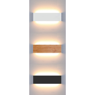Aplique Led Lineal S Madera Indirecto Diseño Lito N-g