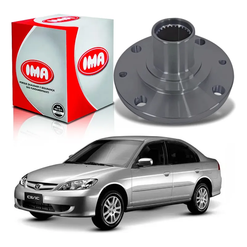 Cubo Roda Dianteiro Ima Civic 1.7 2004 A 2006