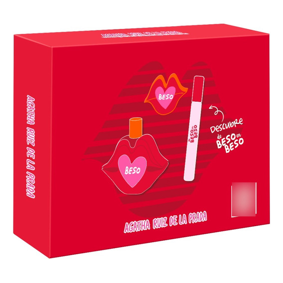 Set Agatha Ruiz De La Prada Beso Edt 100ml + Edt 10ml