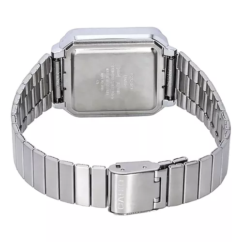 Reloj plateado digital Casio Vintage A120we-1adf para hombre