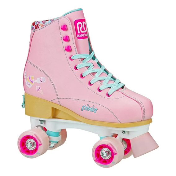 Patin Ajustable Roller Derby Pixie Talle 35a39 Rosa W409gm 