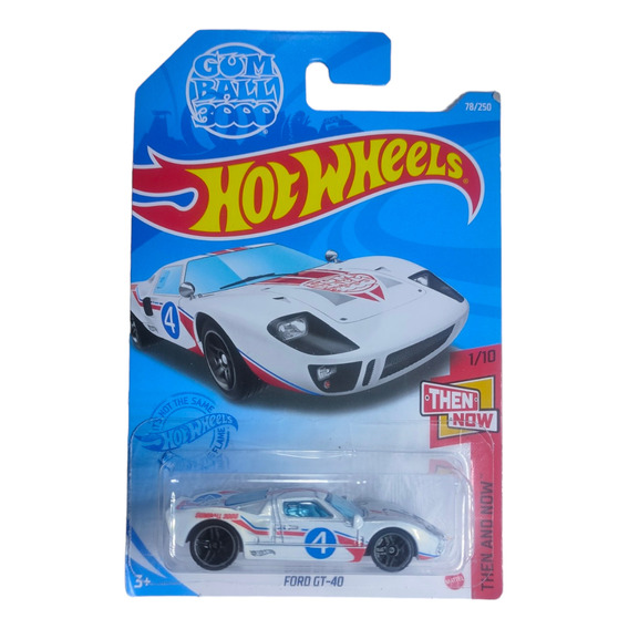 Hot Wheels Ford Gt-40 Gumball 3000 Coleccion Then And Now 