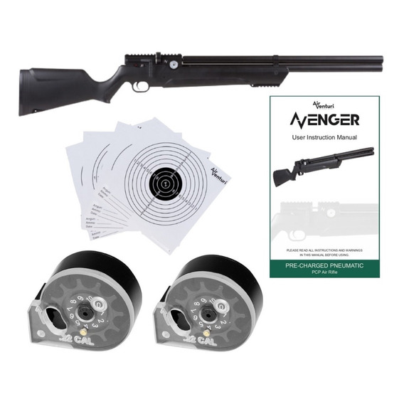 Air Venturi Avenger Ppc Rifle Negro 5.5mm (.22) Xtrem P