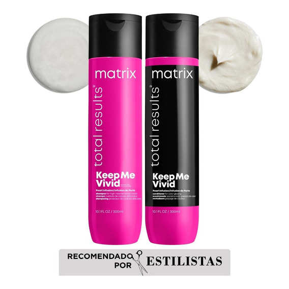  Kit X2 Matrix Cabello Teñido Keep Me Vivid 300ml C/u