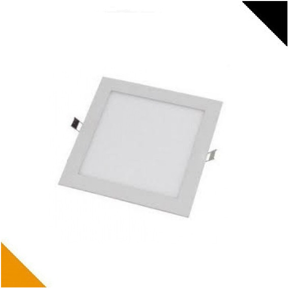 Panel Plafón Led Empotrable Embutir Cuadrado 18w 220v X 10 U