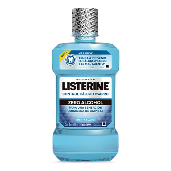 Enjuague Bucal Listerine Antisarro Zero 500 Ml