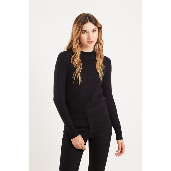 Sweater De Morley Con Manga Ranglan - Negro - Koxis Mujer