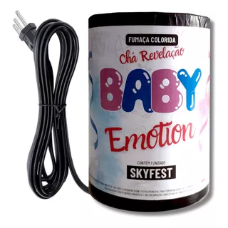 Fumaça Chá Revelação Baby Emotion Aciona Elétrico Skyfest