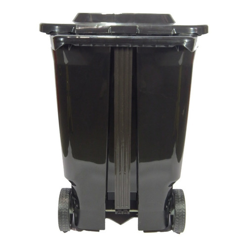 Tramontina T-Force basurero con pedal y ruedas 100 litros color negro