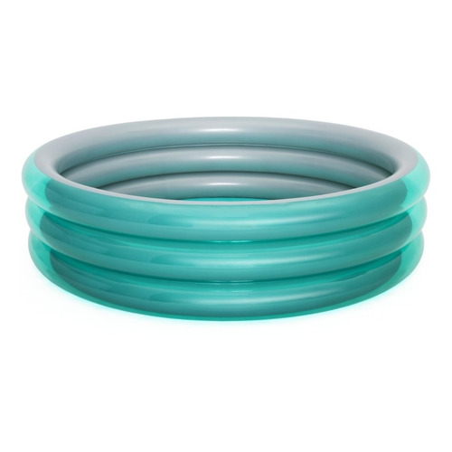 Alberca Inflable 3 Anillos Bestway 201x53 Cm Mod 51043 Color Azul