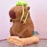 Peluche Capibara 2 En 1: Peluches 42 Cm + Manta 175x105 Cm Marrón Claro