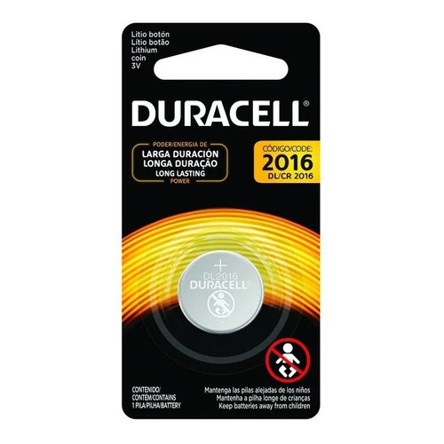 Duracell Pilas De Botón De Litio 2016 3v 