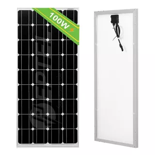 Panel Solar 100w 12v Monocristalino