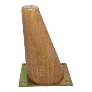 Patas De Madera 10cm Para Muebles - Cónica Diagonal X4 Und