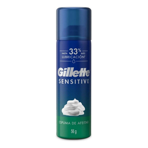 Gillette Sensitive Espuma De Afeitar 56g