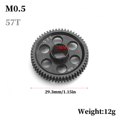 Actualización De Engranaje Recto M0.5, Engranaje De 57t