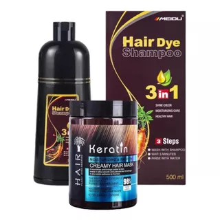 Champú Tinte D' Color Hair Dye Y Crema Hidratante 1000ml 