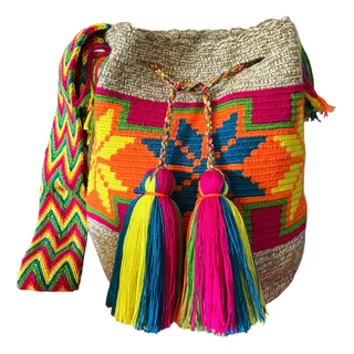 Mochila Diseños Tradicional Wayuu Original Desde La Guajira