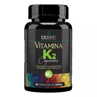 Vitamina K2 Mk7 - 60 Cápsulas Sabor Without Flavor