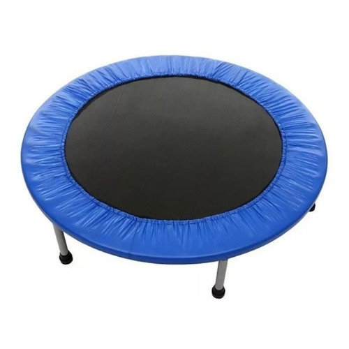 Mini Trampolin Fitness Brincolin Aerobico Ejercicio 40 Pulgs Color Azul