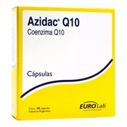  Suplemento En Cápsulas Eurolab  Azidac Q10 Coenzima Q10 En Caja 48 Un