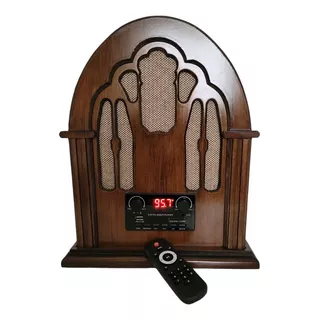 Rádio Retro, Antigo Capelinha De Madeira, Bluetooth