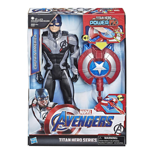 Capitan America Titan Hero Power Fx Avengers Capitain Marvel