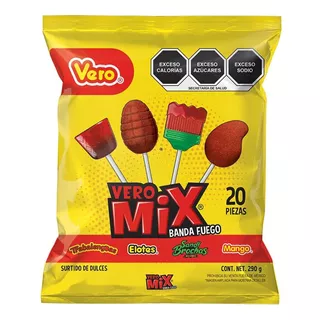 Mix Paletas Banda Fuego 290g