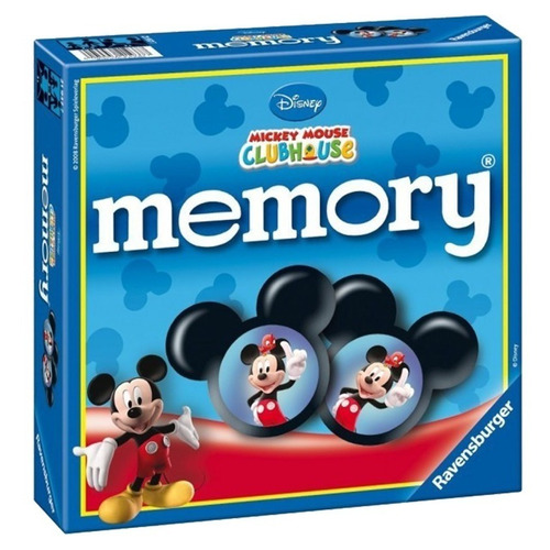 Memoria Club De Mickey Mouse Ravensburger 72 Cartas 36 Pares
