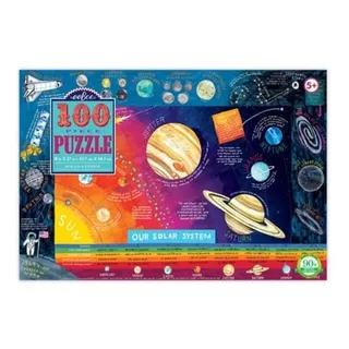 Puzzle Rompecabezas 100 Piezas Niño Eeboo Sistema Solar