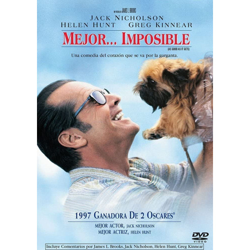 Mejor ... Imposible Dvd Jack Nicholson Película Nuevo