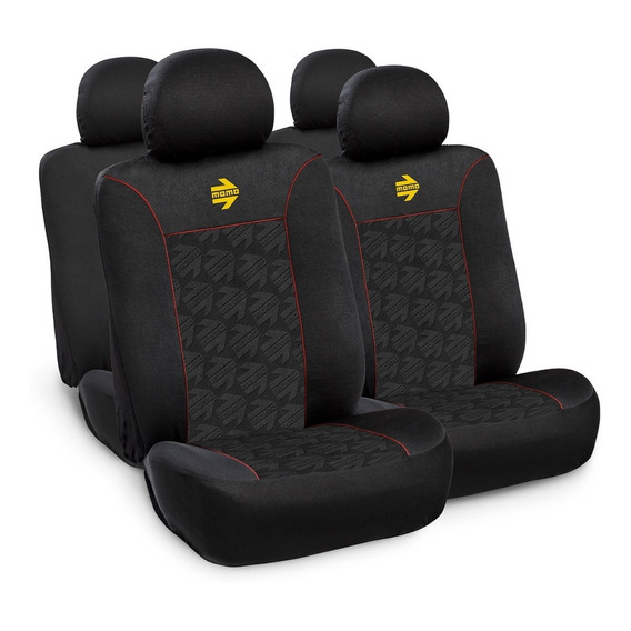 Set Protector Silla Momo Carro Forro Cubre Asiento Vehiculo