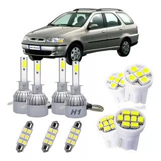 Kit Completo De Lampadas Leds Palio Weekend 97 A 2000