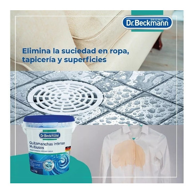 Dr. Beckmann Quitamanchas Intenso Multiusos En Pote - 1kg